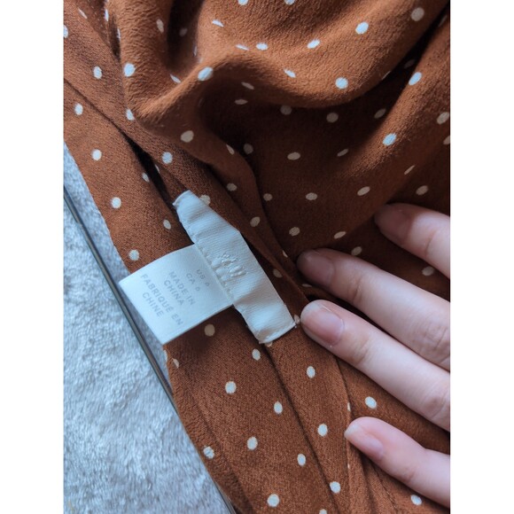 Orange polka dot shirt size 6 - Picture 6 of 6